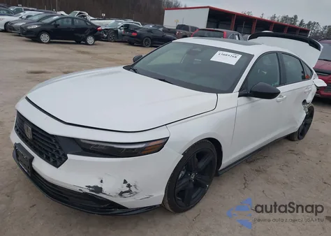 2025 Honda Accord Hybrid Sport-L z USA, uszkodzony, nr VIN 1HGCY2F73SA008212